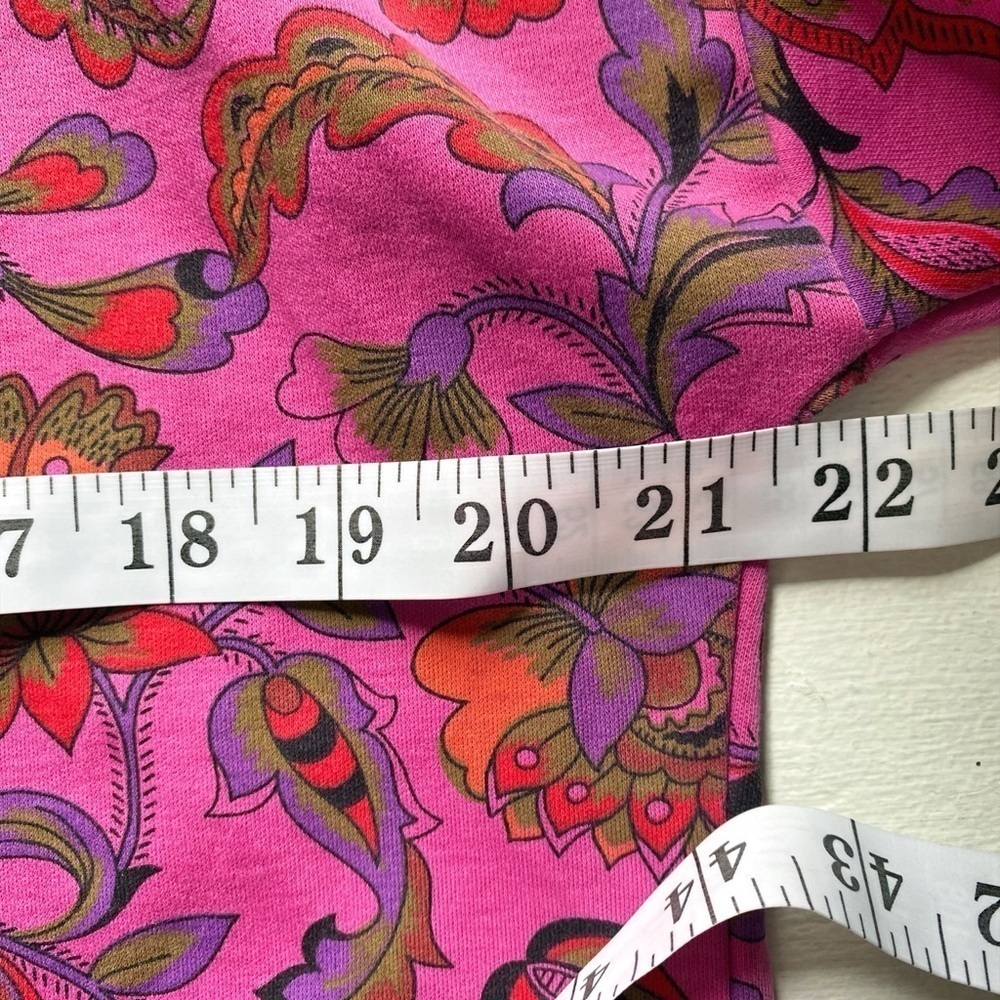Unbranded Pink Paisley Short Sleeve Top - Picture 7 of 9